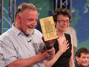 Willy Haslitzer, Michaela Monschein (Bild ORF/Johannes Puch)