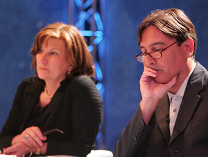Ursula März, Alain Claude Sulzer (Foto ORF/Johannes Puch)