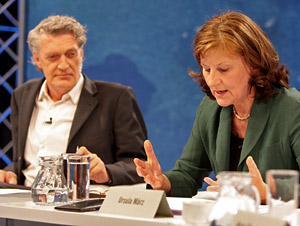Dieter Moor, Ursula März (Foto ORF/Johannes Puch)