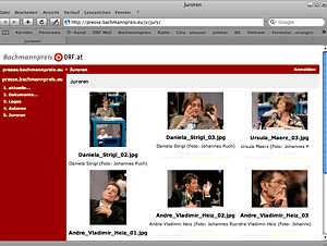 Screenshot Downloadbereich Screenshot Downloadbereich