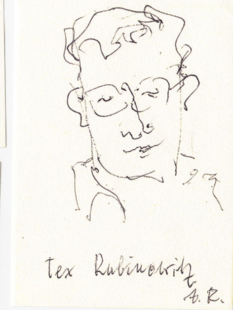 Annelore Reski_Autorenportraits: Porträt Tex Rubinowitz