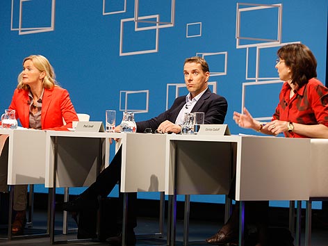 Feßmann, Jandl, Caduff (Bild: Johannes Puch)