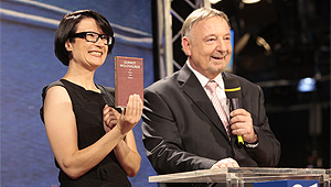 Monschein und Haslitzer bei der Eröffnung (Bild: Johannes Puch)