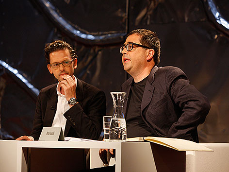 Juri Steiner, Arno Dusini (Bild: Johannes Puch)