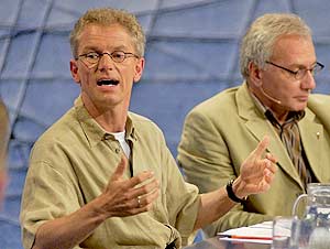 Heinrich Detering, Ernst A. Grandits (Bild: ORF - Johannes Puch)