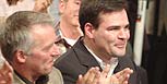 Applaus f&uuml;r den Gewinner des Bachmann-Preises (Foto: ORF - Johannes Puch)