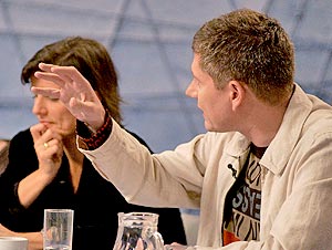 Klaus N&uuml;chtern, Iris Radisch (Bild: ORF - Johannes Puch)