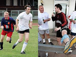 Fussball Literatur gegen ORF (Bild: Johannes Puch)
