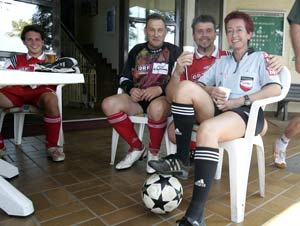 Fussballspiel Literatur-ORF (Bild: Johannes Puch)