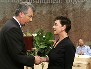 Willy Mitsche, Angelika Overath (Bild: Johannes Puch)