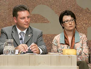 Wilfried Kammerer, Michaela Monschein (Bild: Johannes Puch)