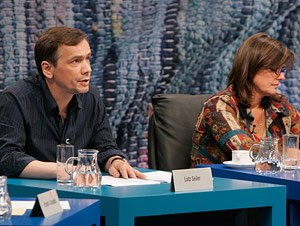 Lutz Seiler, Iris Radisch (Bild: Johannes Puch)