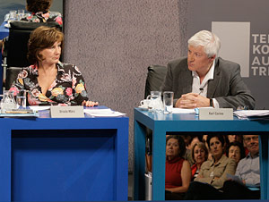 Ursula M&auml;rz, Karl Corino (Bild: Johannes Puch)