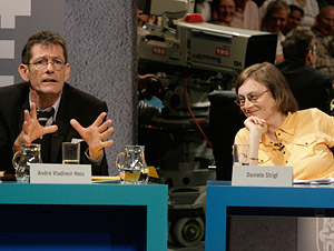 Andre V. Heiz, Daniela Strigl (Bild: Johannes Puch)