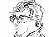 J&ouml;rg Albrecht (Zeichnung: Annelore Reski)